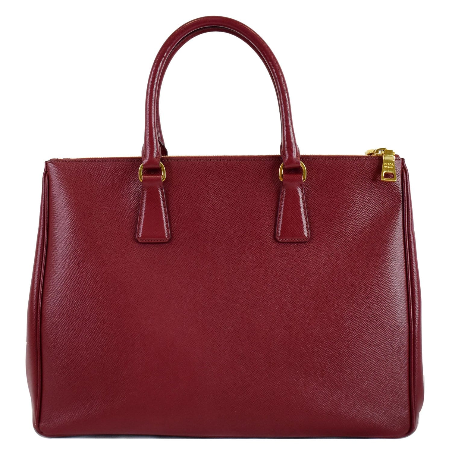 Prada Lux Saffiano Tote Bag Leather Red