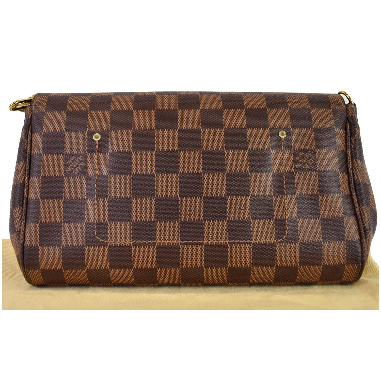 Louis Favorite Mm Damier Ebene Crossbody Bag Brown