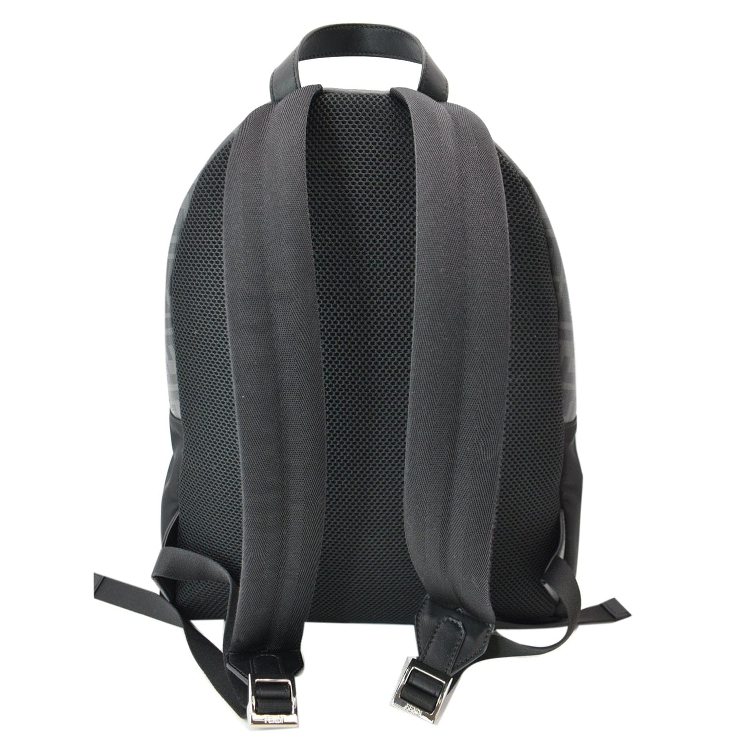 Fendi Diagonal Liberty Backpack Leather Nylon