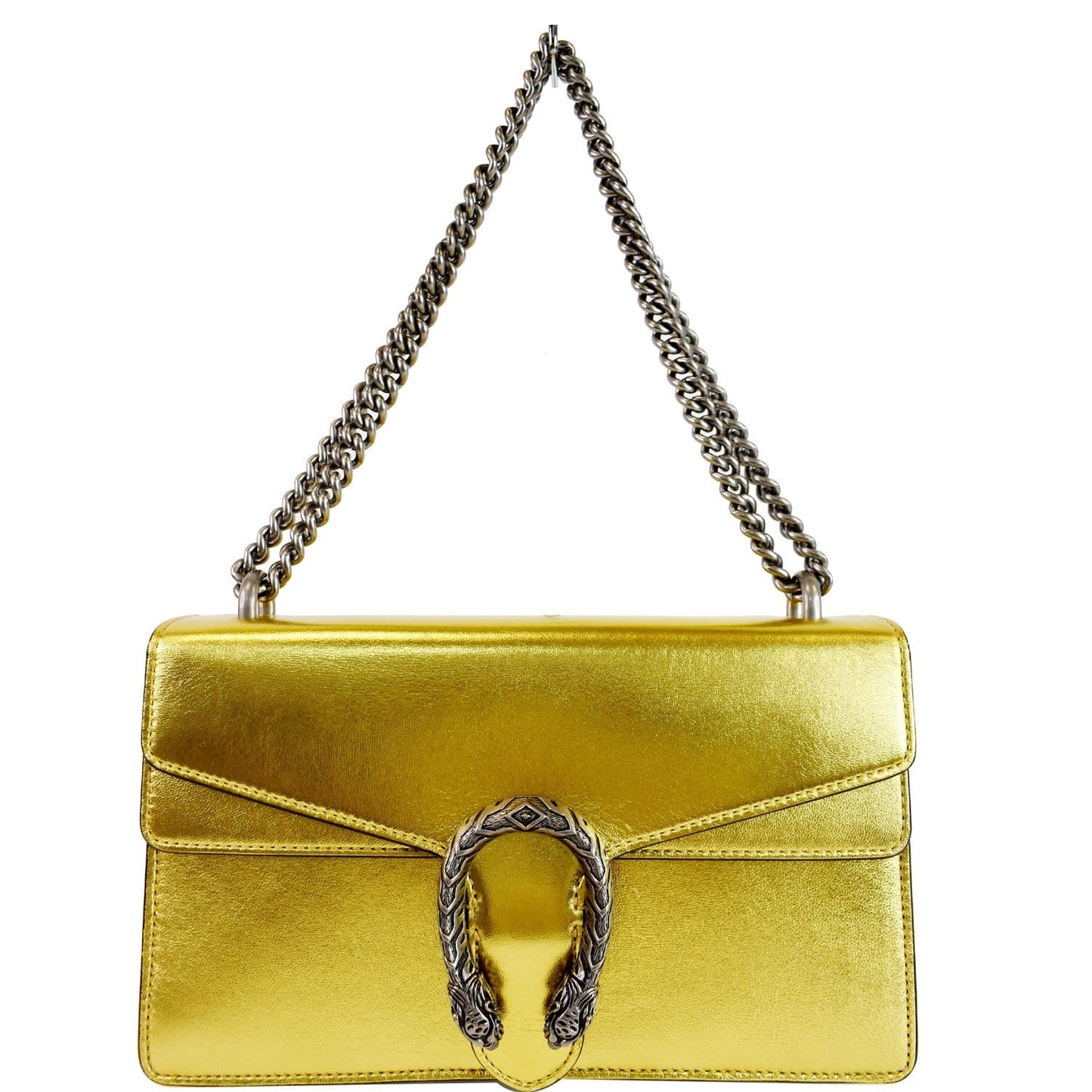 Gucci Dionysus Shoulder Bag Satin Gold