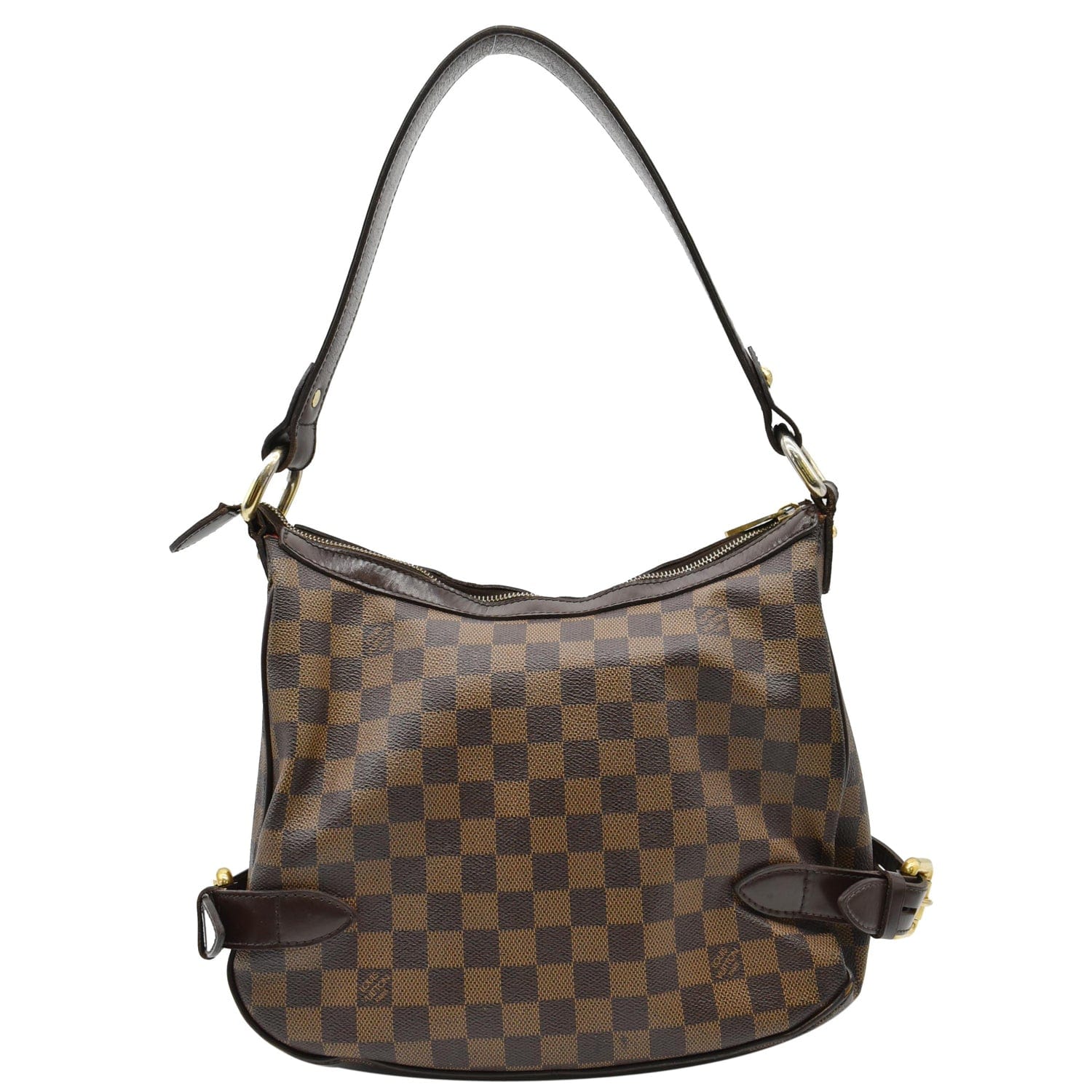 Louis Highbury Damier Ebene Shoulder Bag Brown