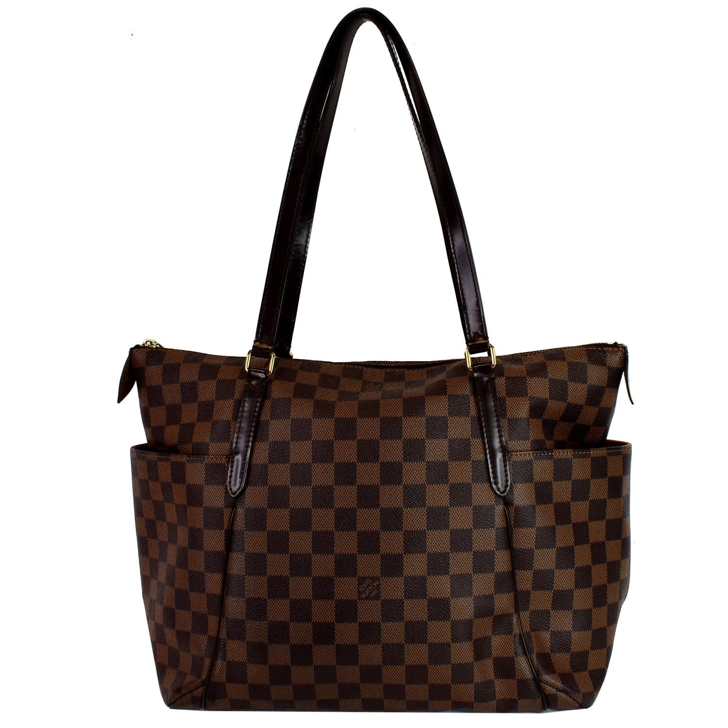 Louis Totally Mm Damier Ebene Shoulder Bag Brown Brown 2