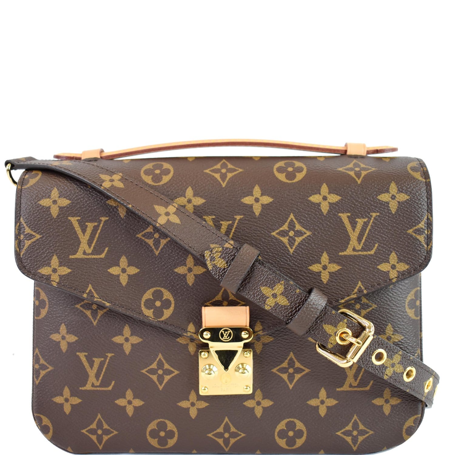 Louis Metis Pochette Crossbody Bag Canvas Monogram Brown 8