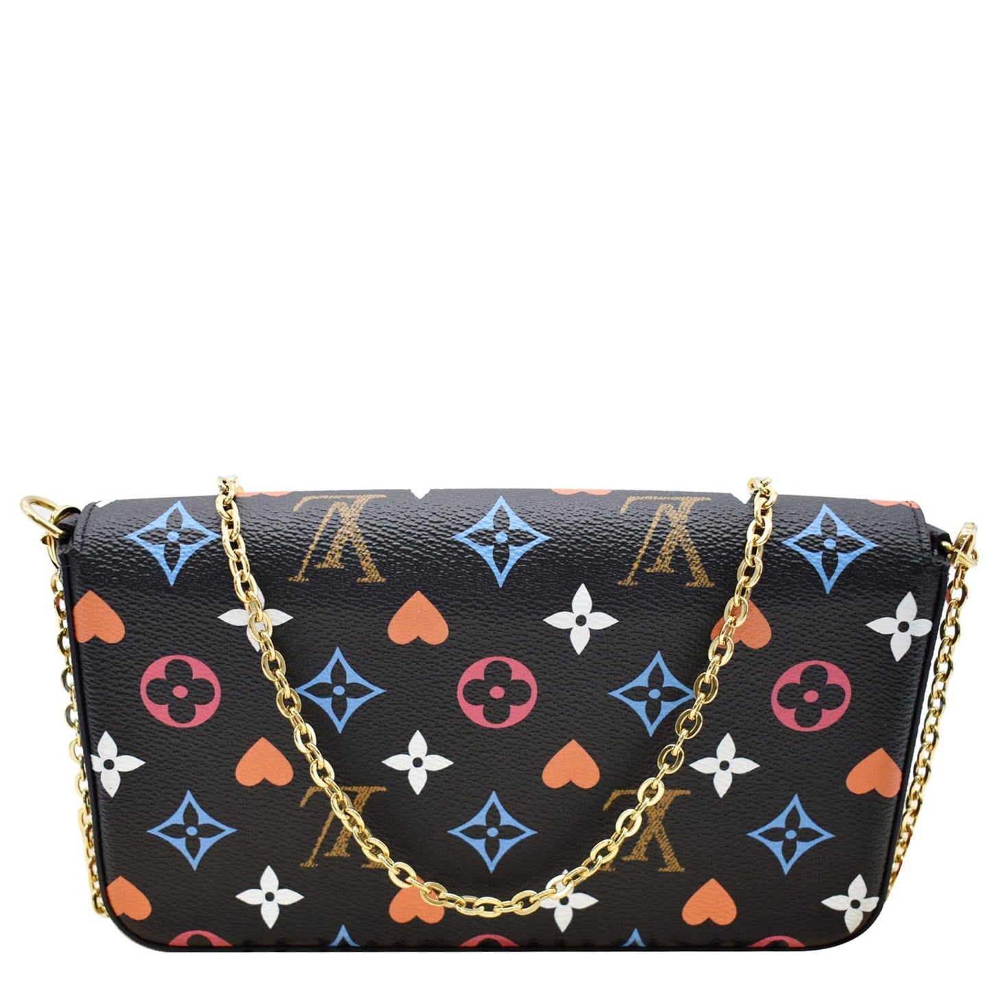 Louis Pochette Felicie Game On Crossbody Bag Canvas