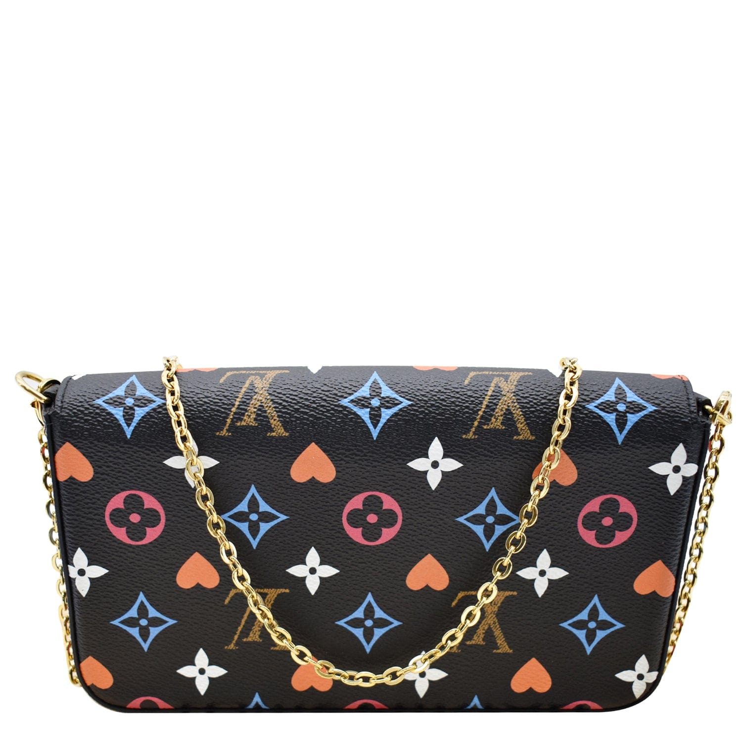 Louis Pochette Felicie Game On Crossbody Bag Canvas