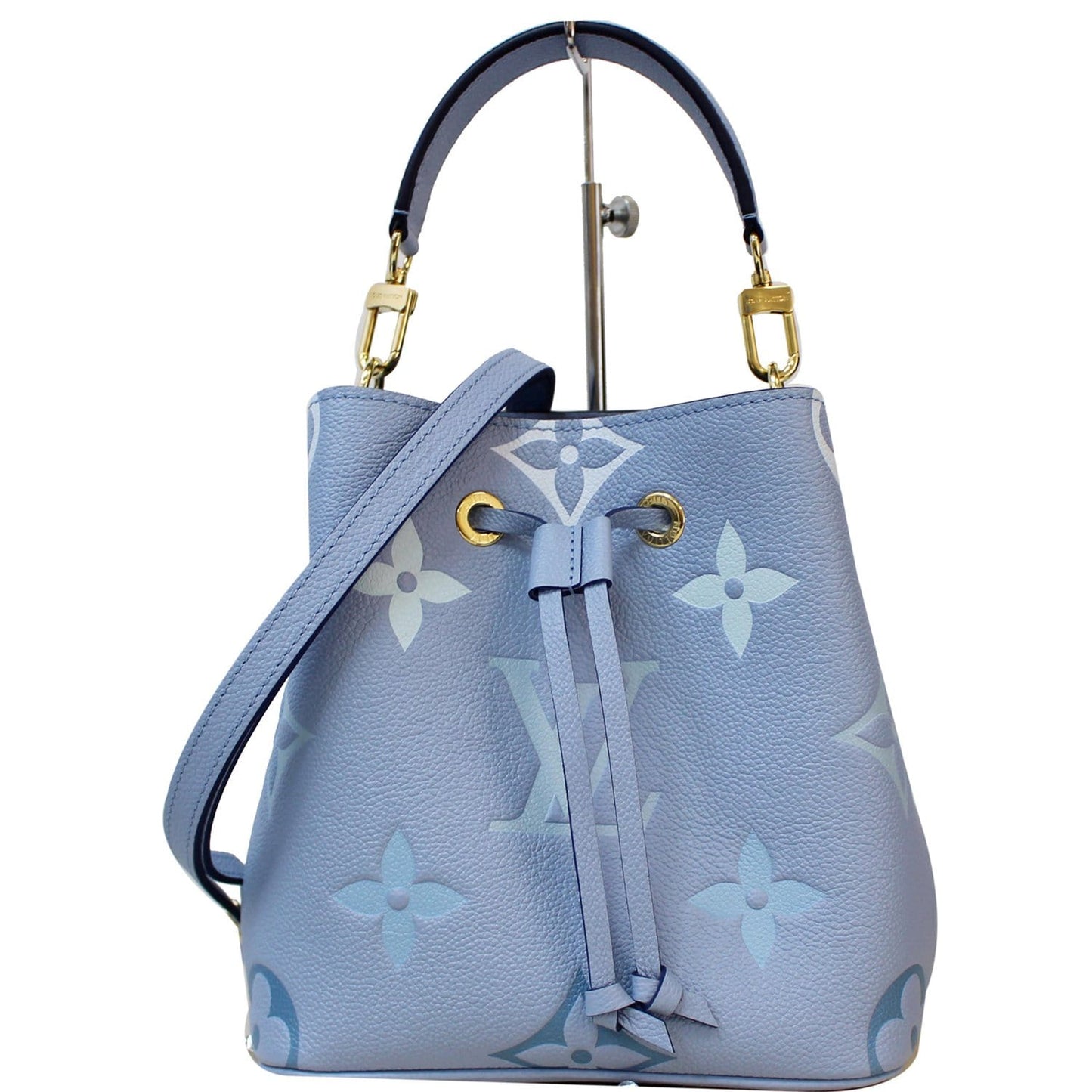 Louis Neonoe Bb Empreinte Shoulder Bag Summer Monogram Blue