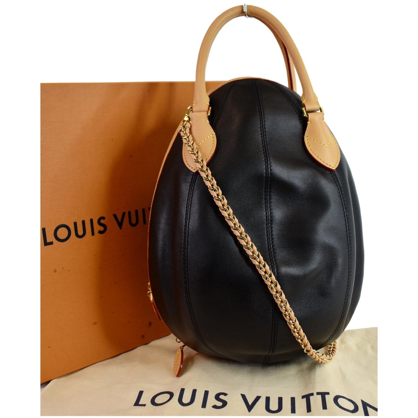 LV Louis Egg Souple 2Way Shoulder Bag Canvas Monogram