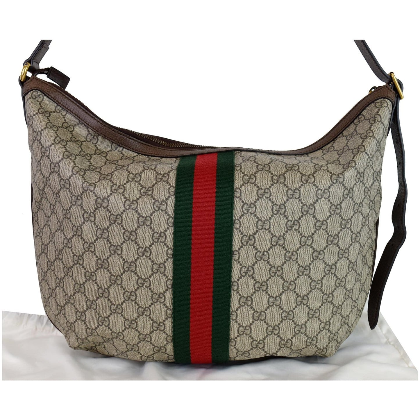 Gucci Ophidia Soft Supreme Crossbody Bag Beige