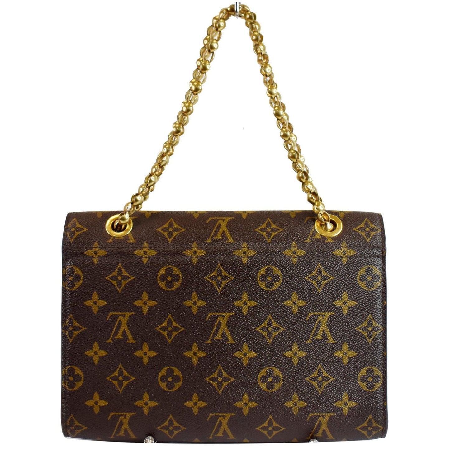Louis Victoire Shoulder Crossbody Bag Canvas Monogram