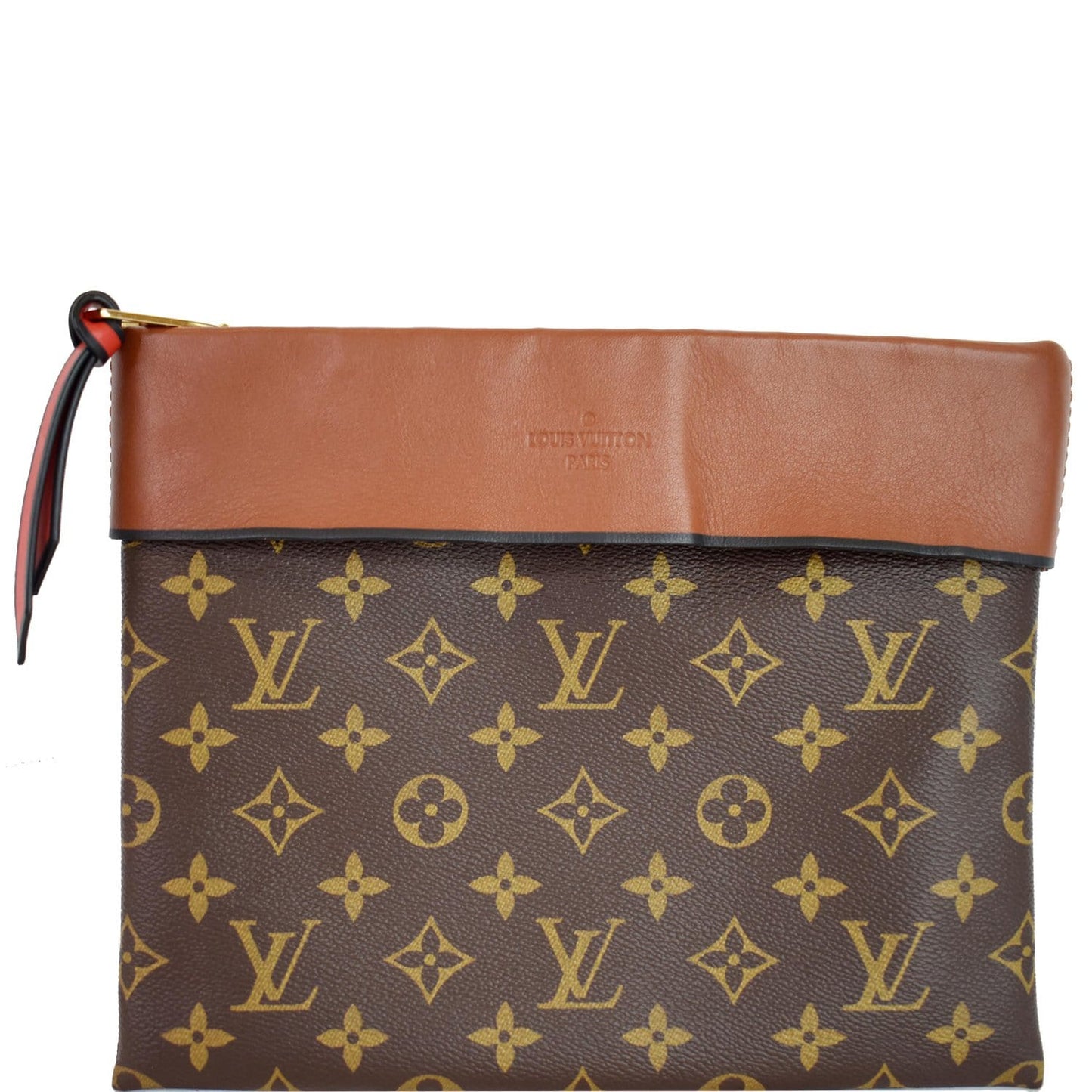 Louis Tuileries Clutch Bag Caramel Canvas Monogram