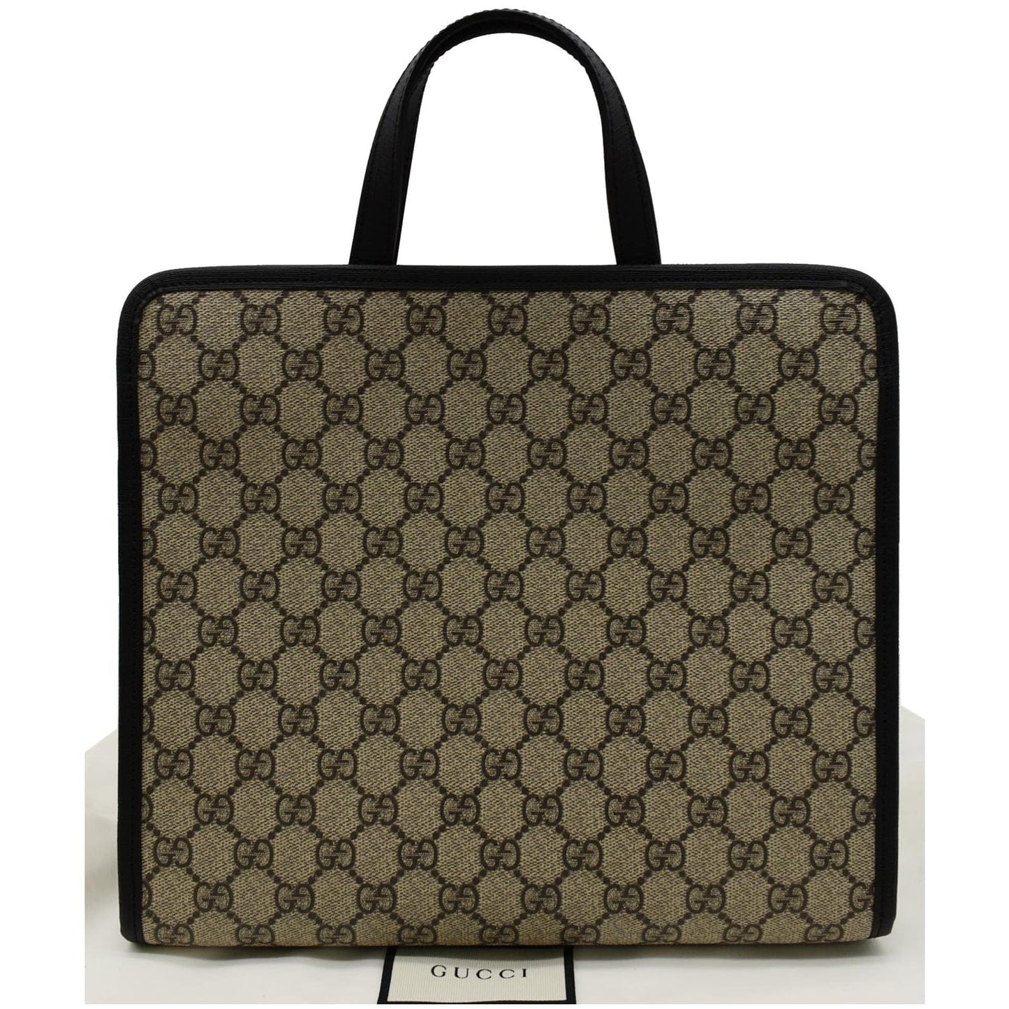 Gucci Children Cat Printed Tote Bag Canvas Beige