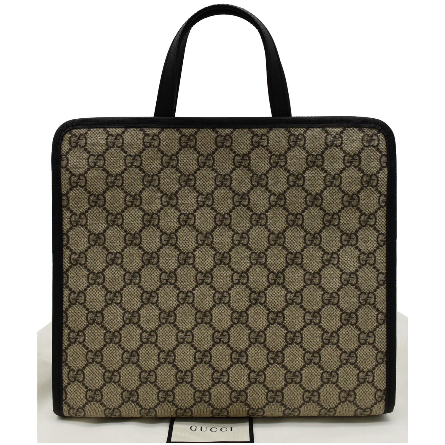 Gucci Children Cat Printed Tote Bag Canvas Beige