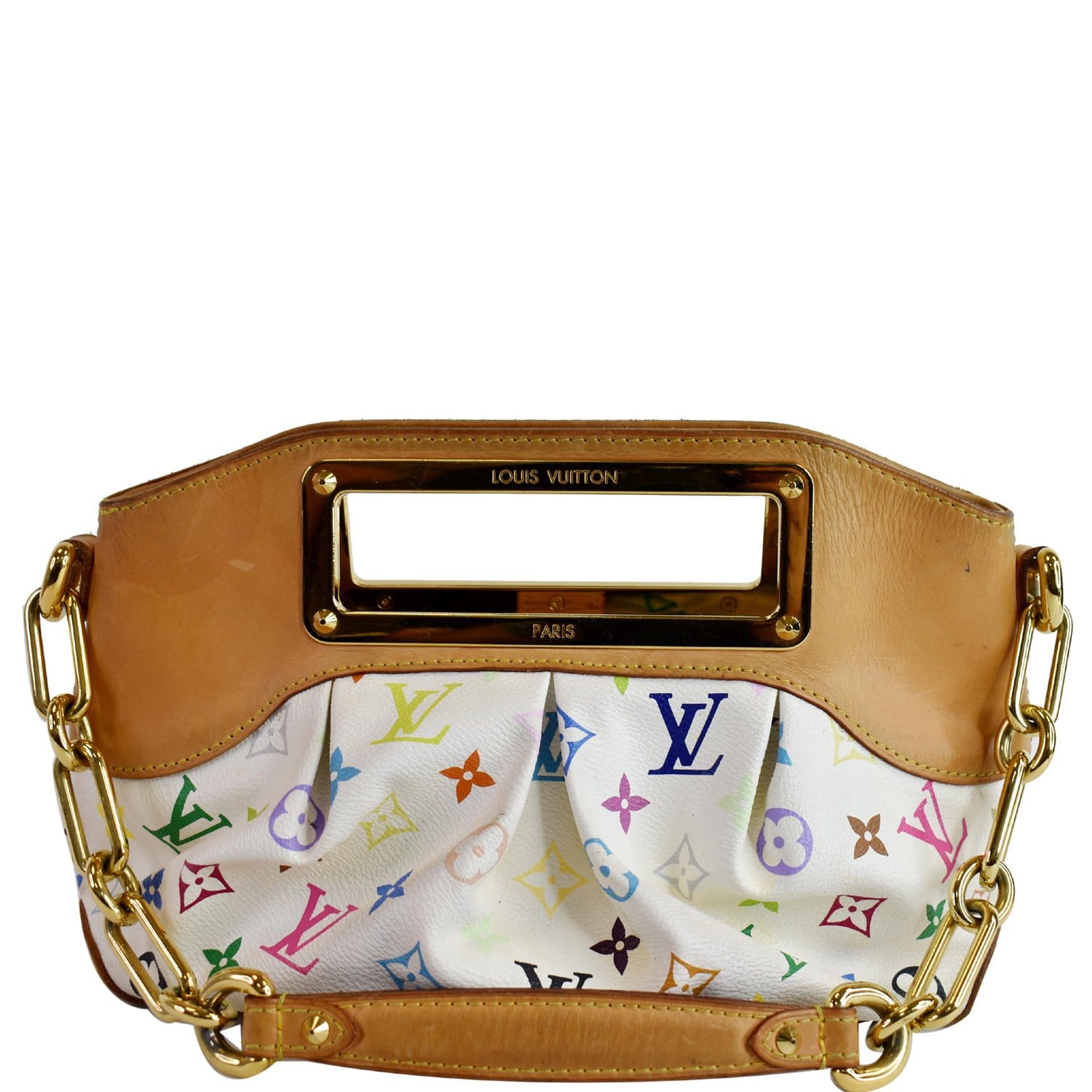 Louis Judy Mm Multicolor Satchel Bag Canvas Monogram Travel Bag