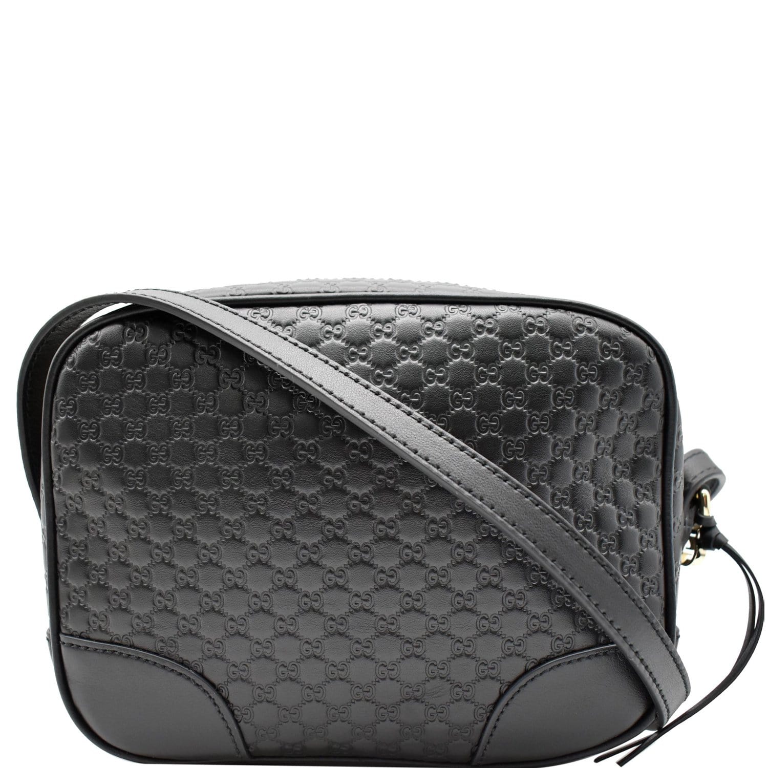 Gucci Bree Microssima Crossbody Bag Leather Black