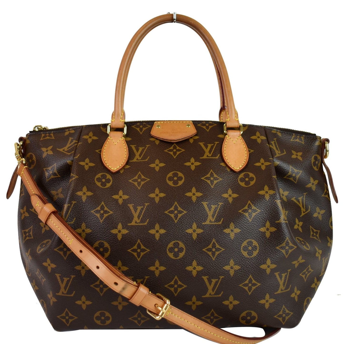 Louis Turenne Mm 2Way Shoulder Bag Canvas Monogram Bag Brown