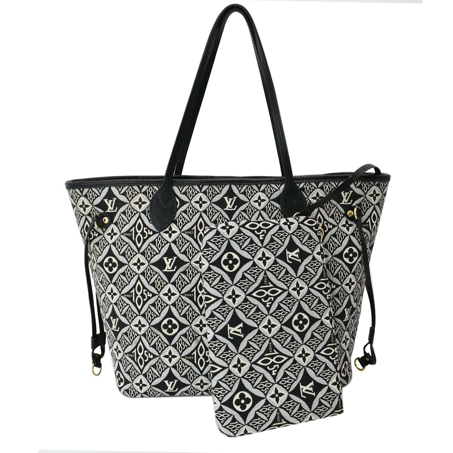 Louis Since Neverfull Mm Jacquard Shoulder Bag