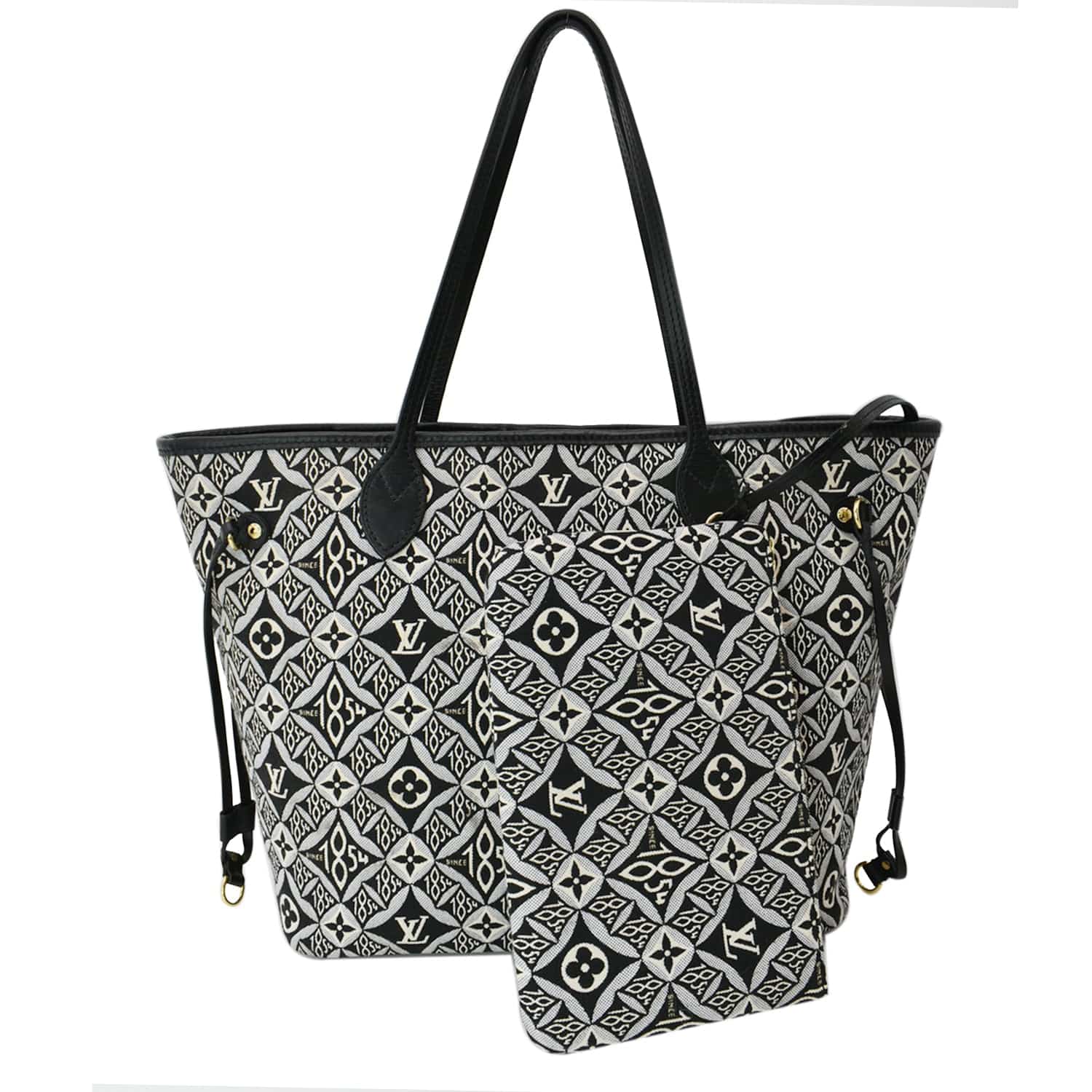 Louis Since Neverfull Mm Jacquard Shoulder Bag