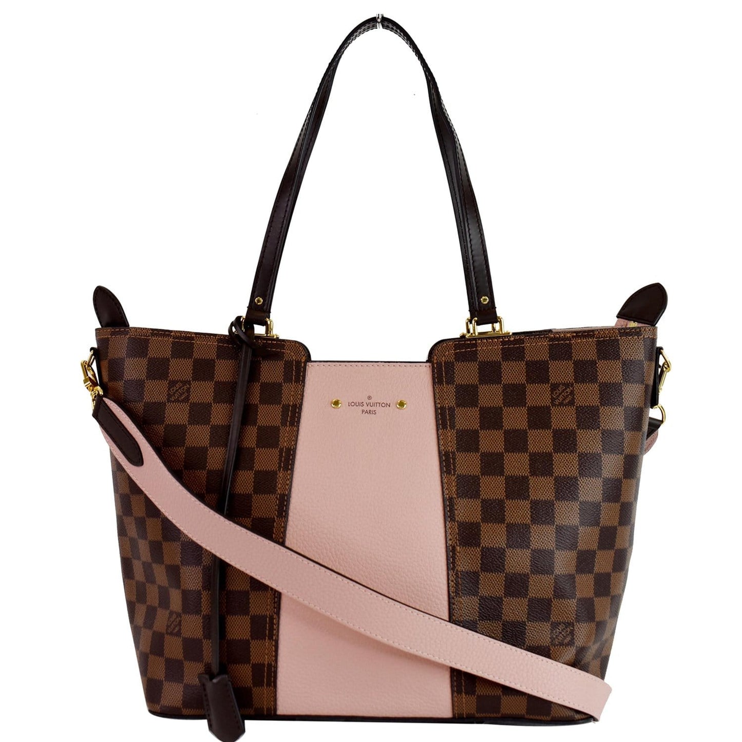 Louis Jersey Damier Ebene Shoulder Bag Magnolia Magnolia 1