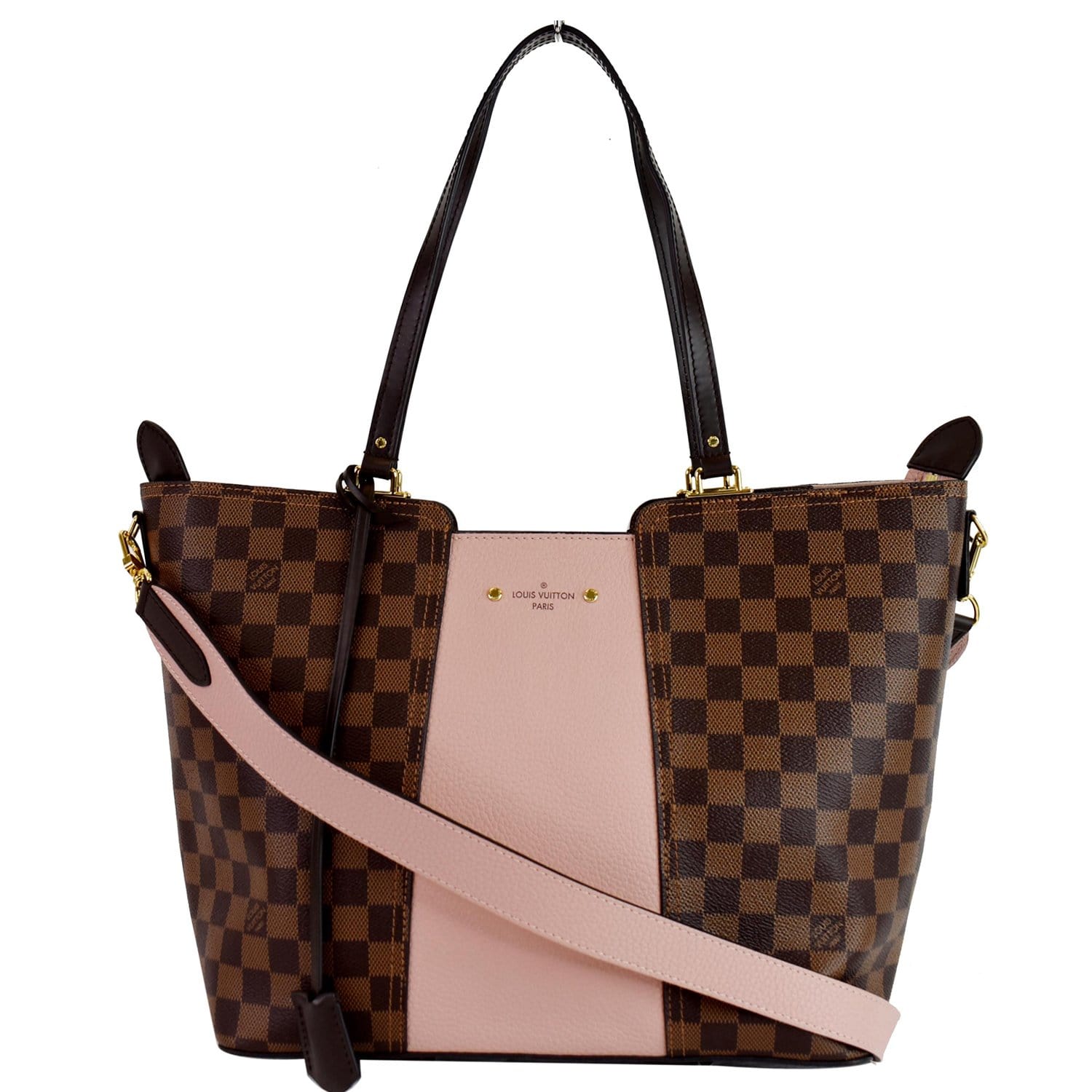 Louis Jersey Damier Ebene Shoulder Bag Magnolia Magnolia 1