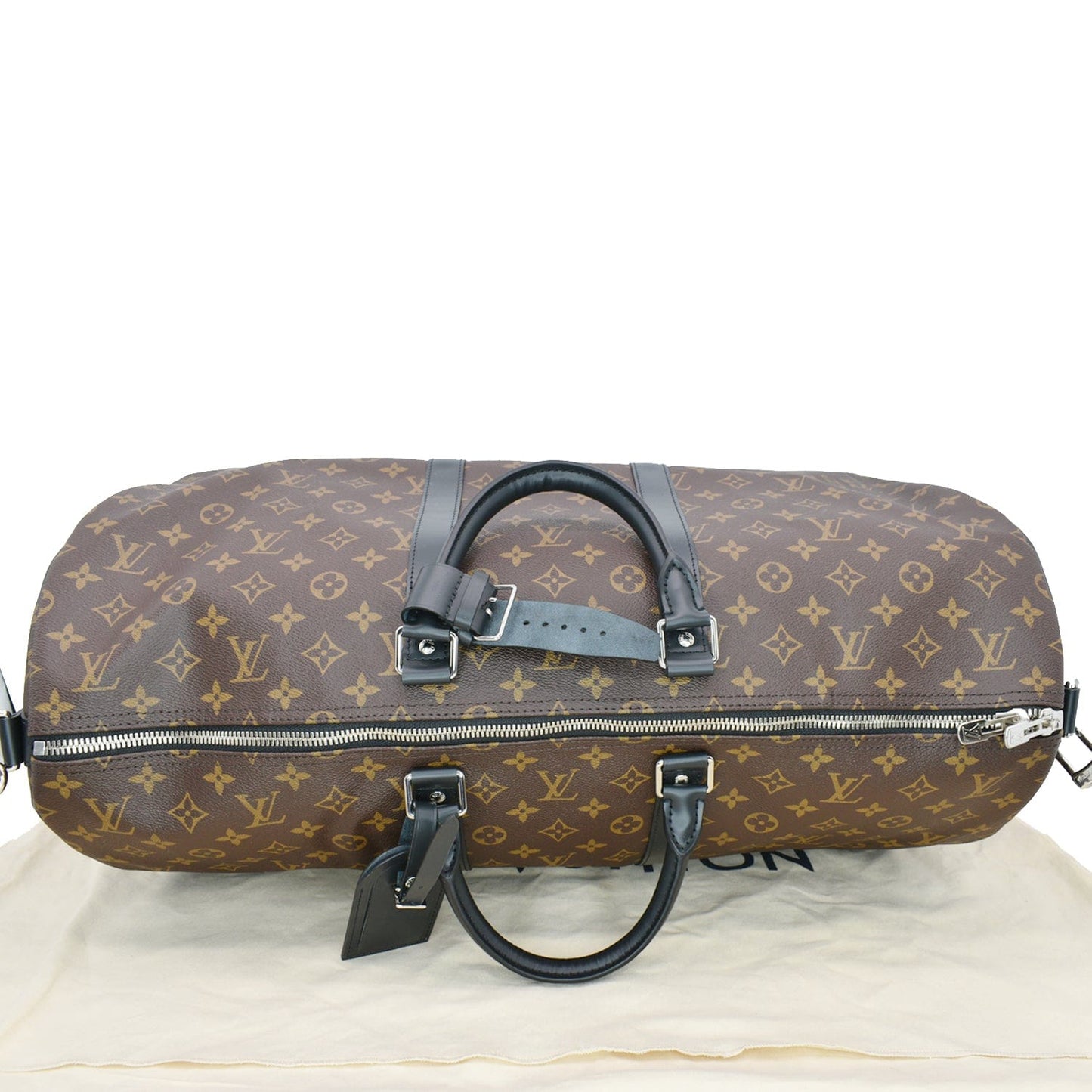 Louis Keepall Bandouliere Macassar Travel Bag Monogram Brown