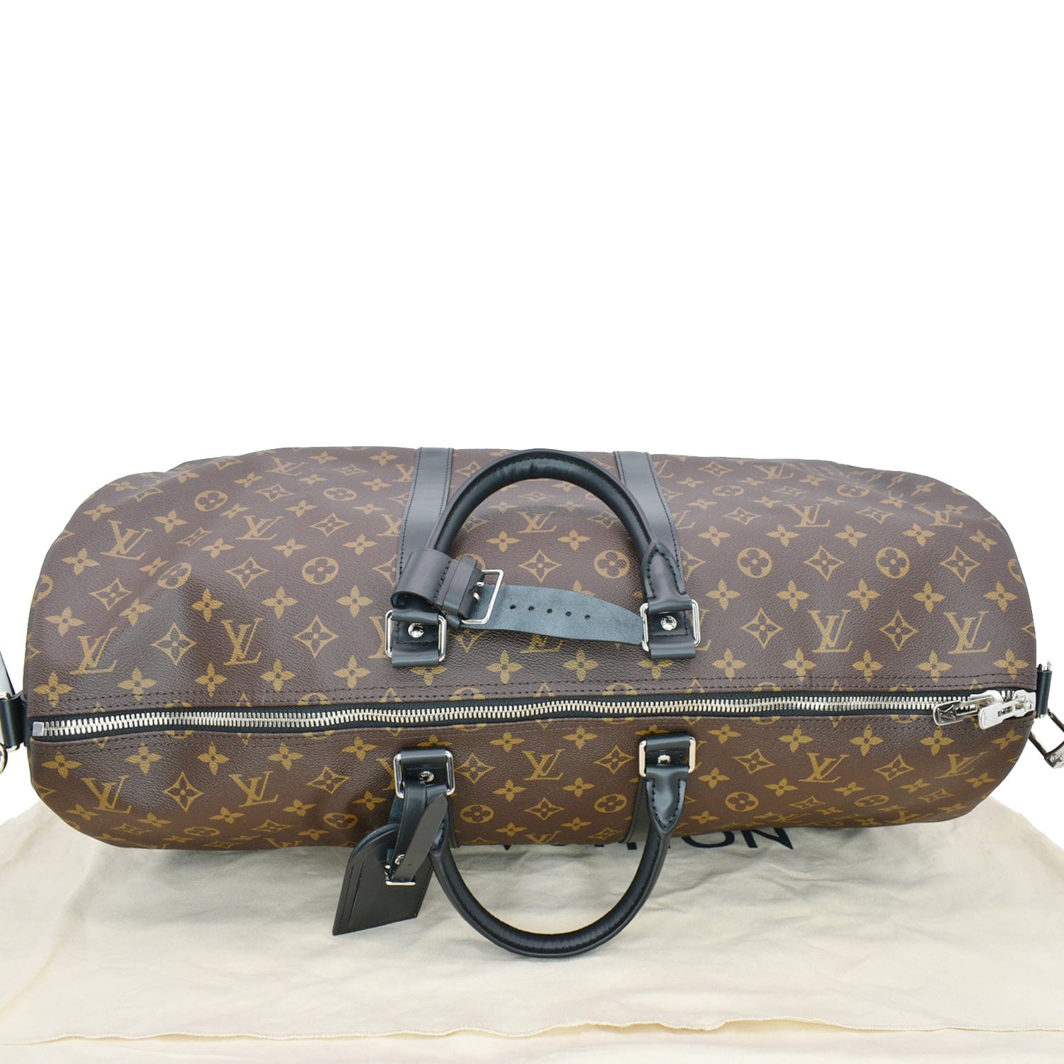Louis Keepall Bandouliere Macassar Travel Bag Monogram Brown