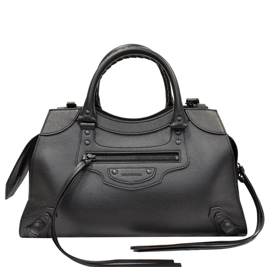 Balenciaga Neo Classic City Top Handle Bag Leather Black Shoulder Bag