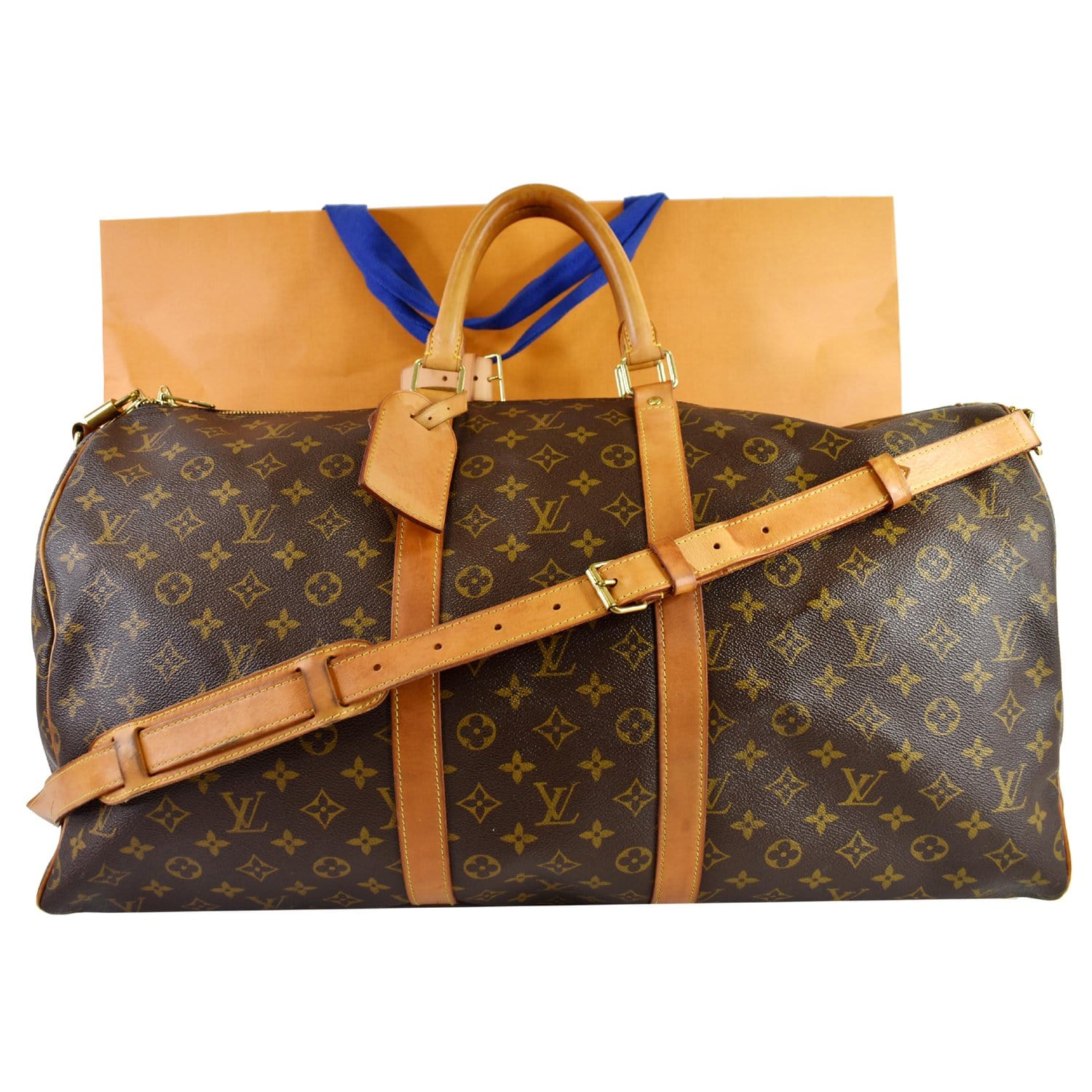 Louis Keepall Bandouliere Travel Bag Canvas Monogram