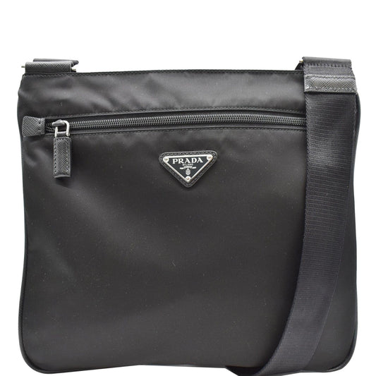 Prada Re Saffiano Crossbody Bag Leather Nylon