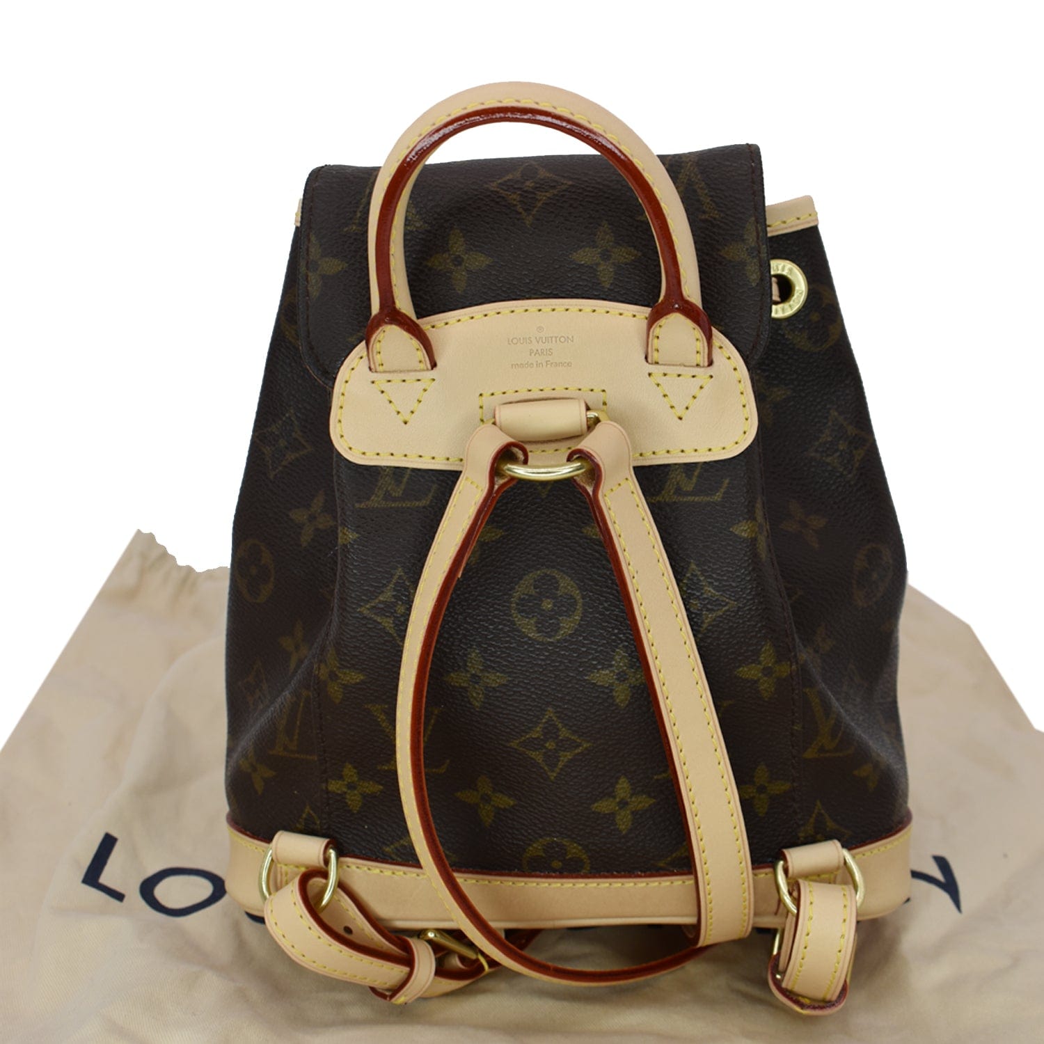 Louis Mini Montsouris Backpack Bag Canvas Monogram