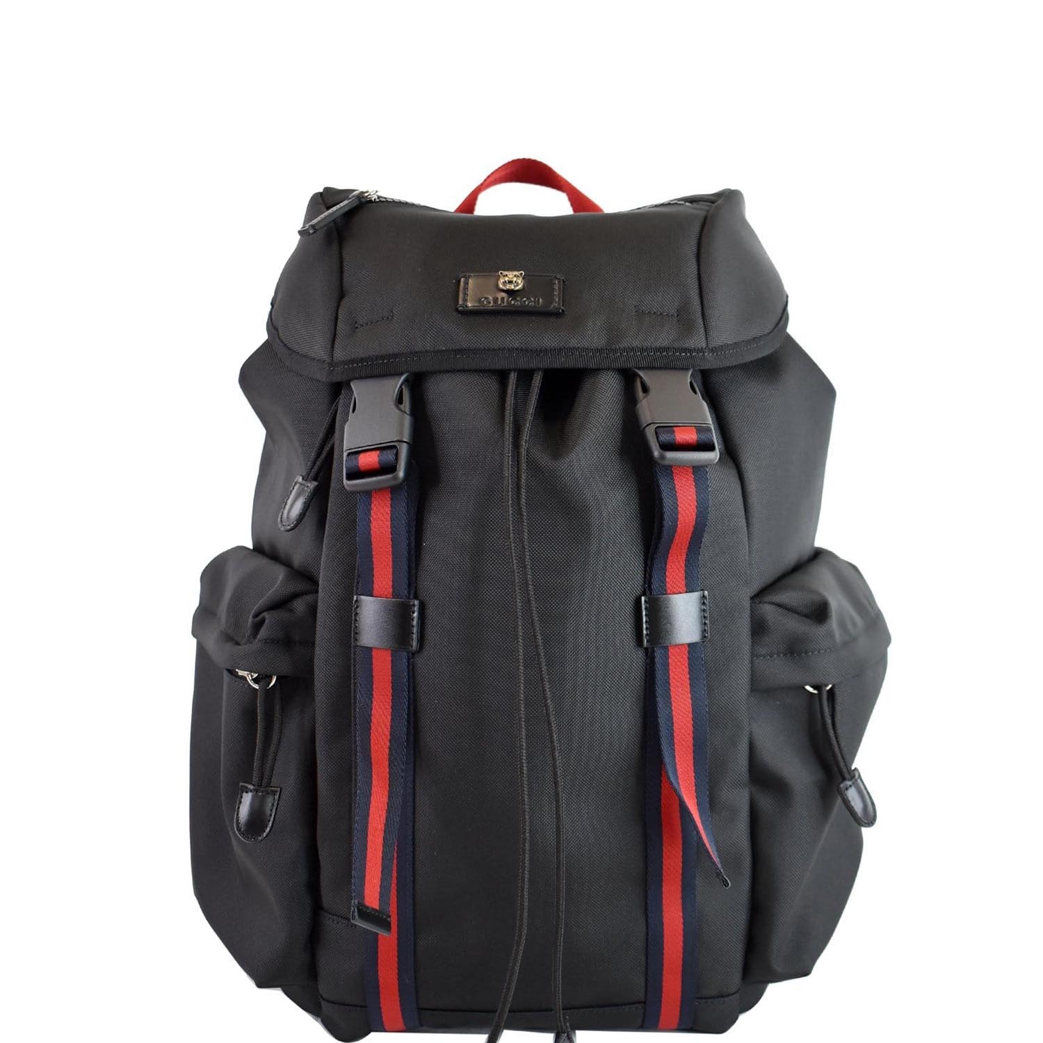 Gucci Techno Fabric Backpack Bag Black