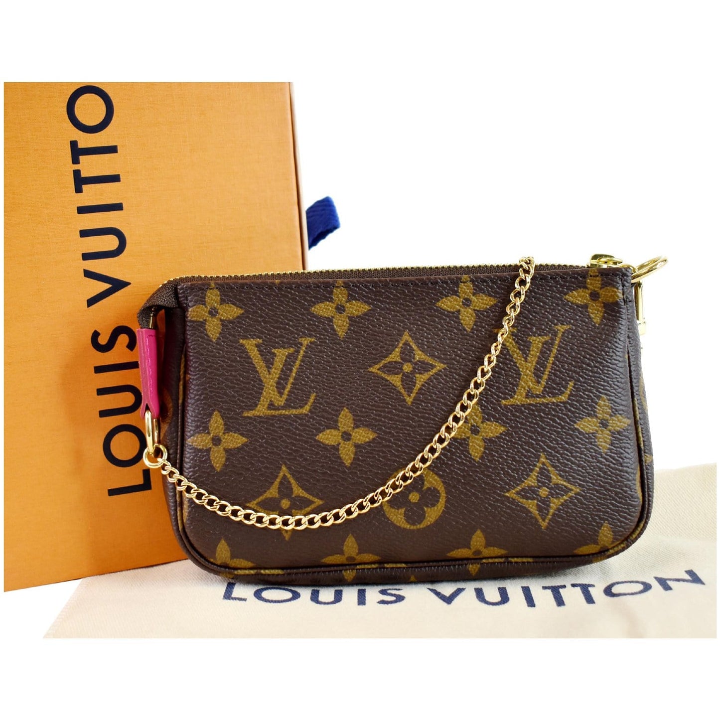 Louis Mini Pochette Christmas Accessoires Pouch Shoulder Canvas Monogram Shoulder Bag