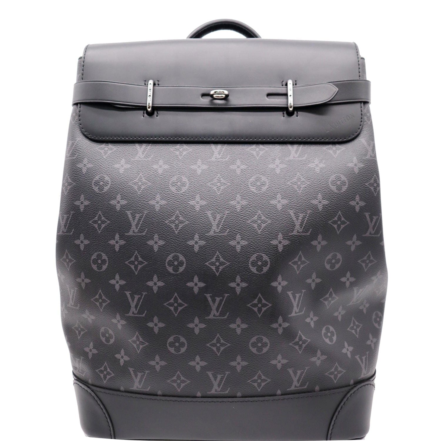 Louis Steamer Eclipse Backpack Bag Monogram Black