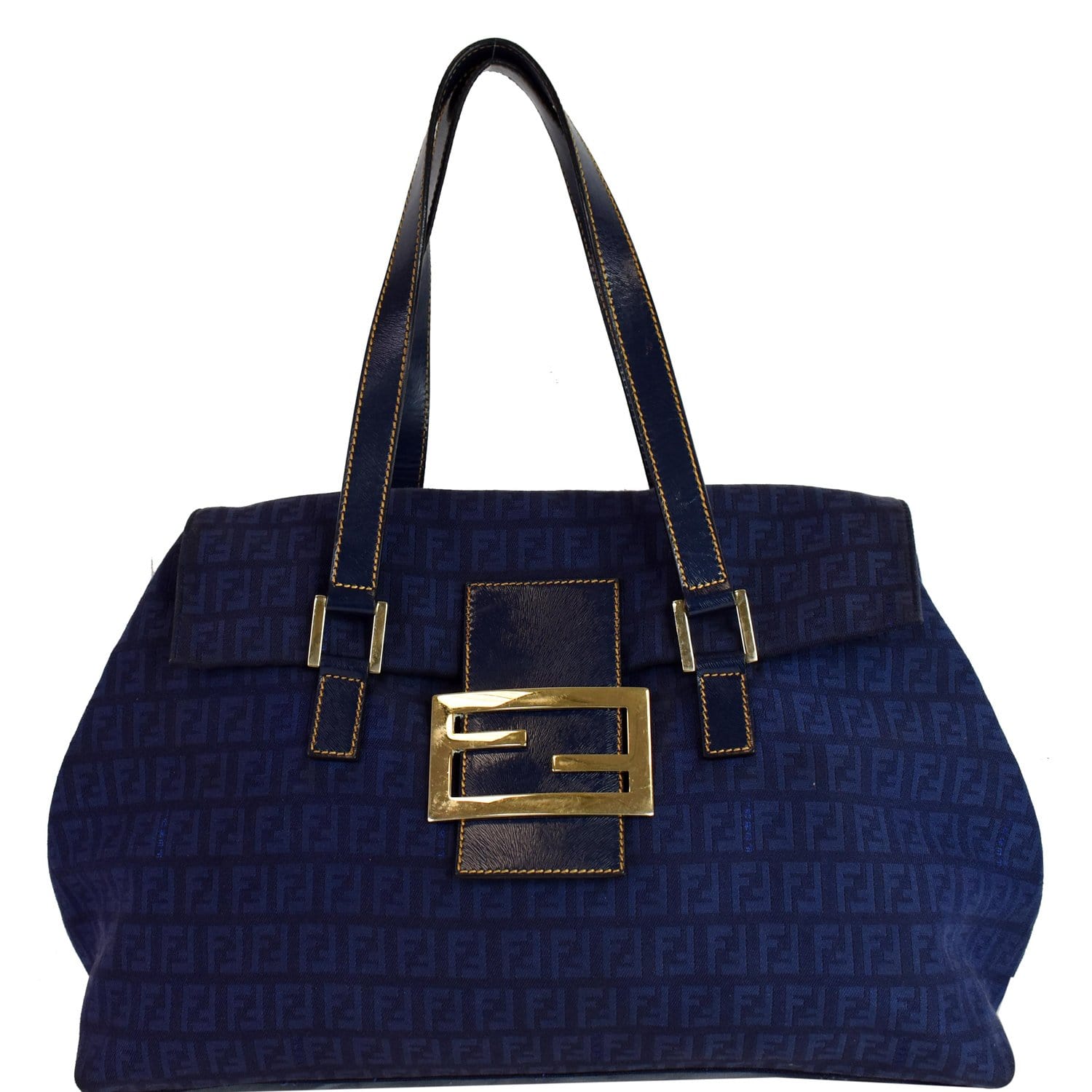 Fendi Zucchino Mamma Shoulder Bag Last Call Canvas Monogram