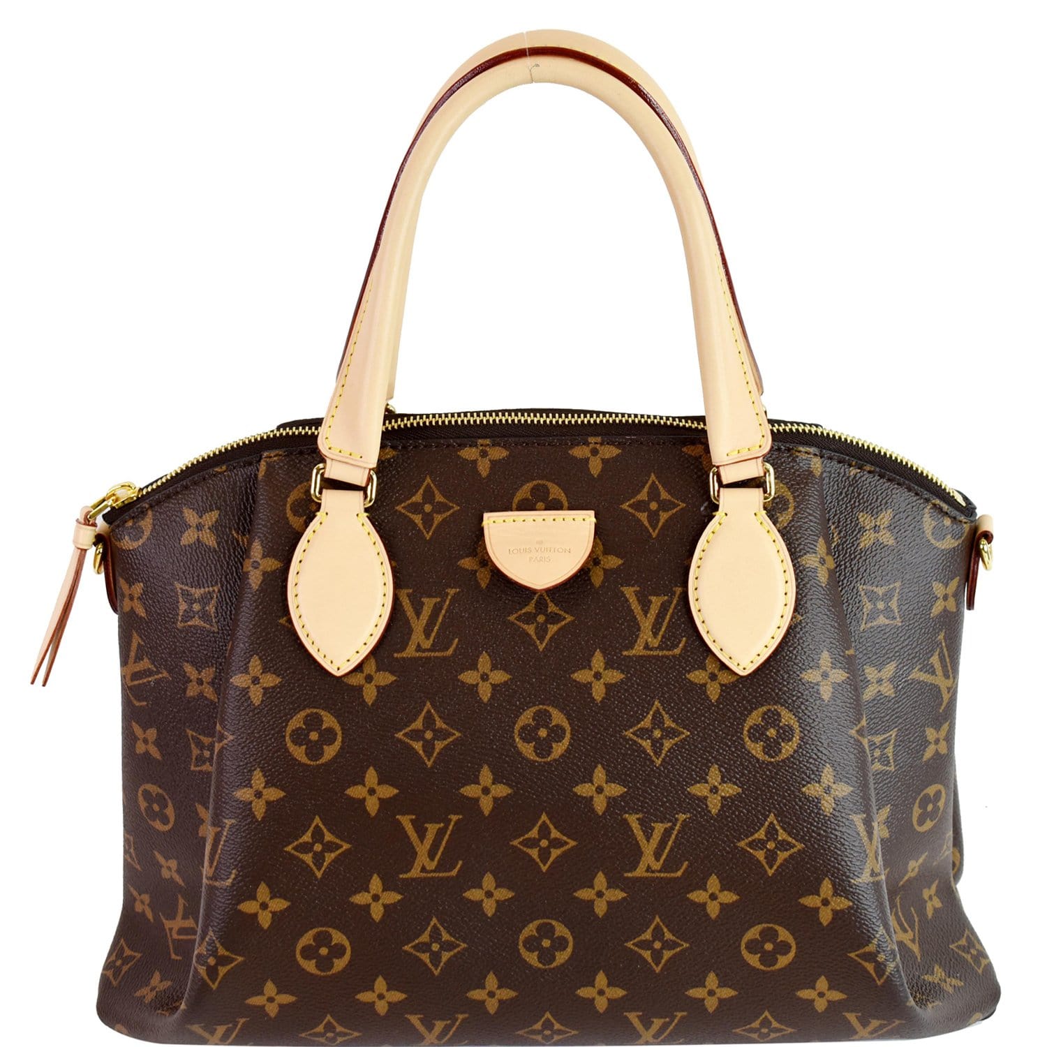 Louis Rivoli Pm Shoulder Bag Canvas Monogram Brown 2