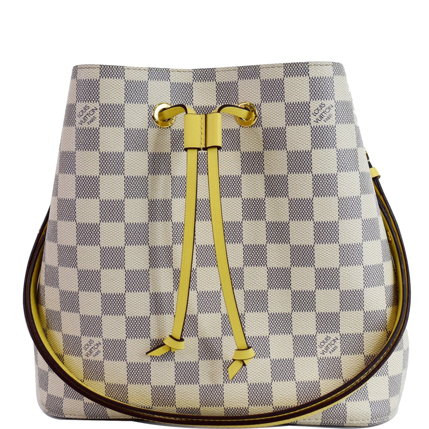 Louis Neonoe Mm Damier Azur Crossbody Bag