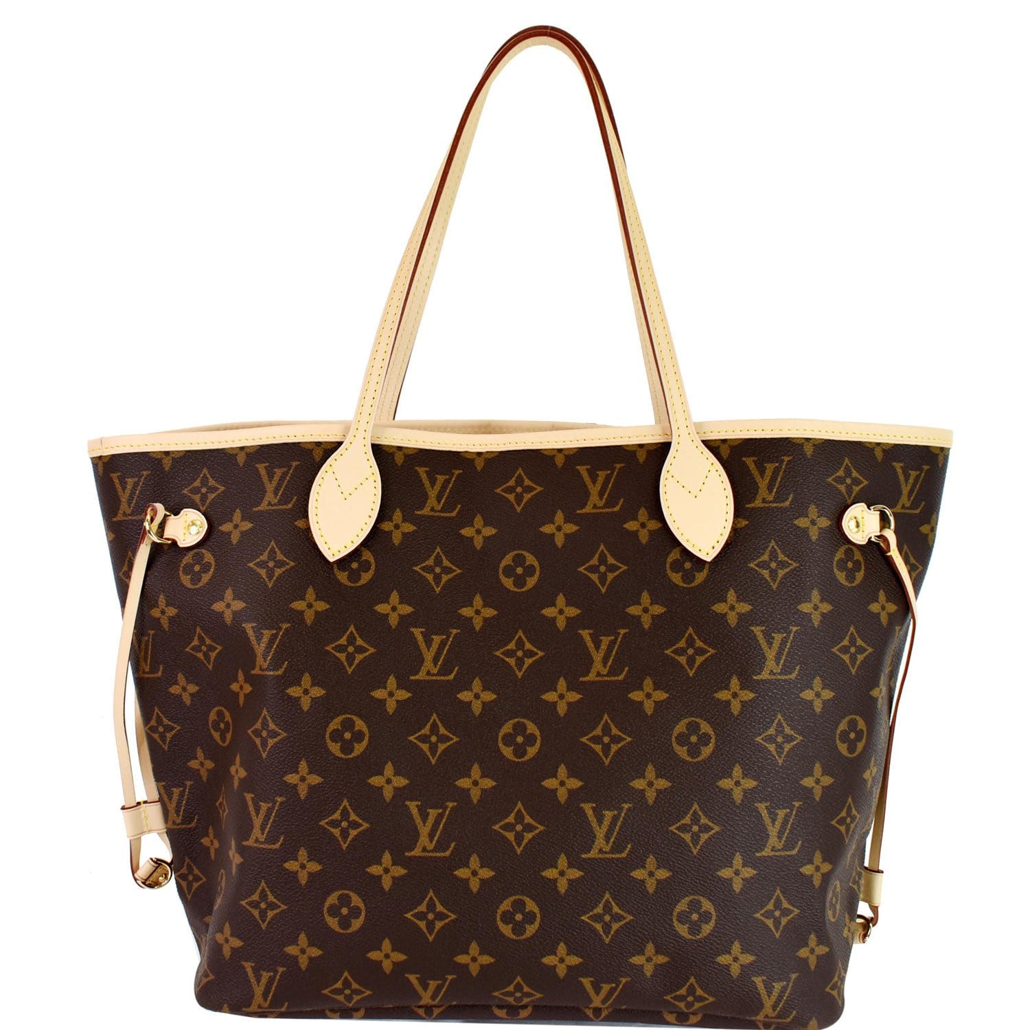 Louis Neverfull Mm Shoulder Bag Canvas Monogram Brown 2