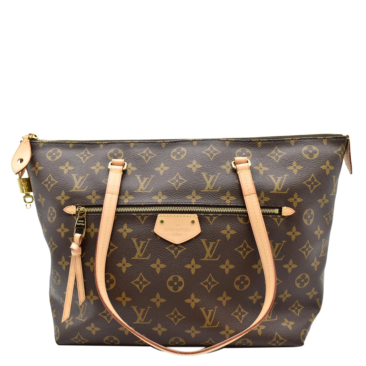 Louis Iena Mm Shoulder Bag Canvas Monogram Brown 2