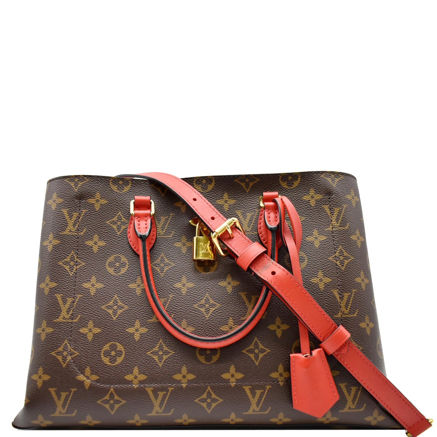 Louis Flower Tote Bag Canvas Monogram