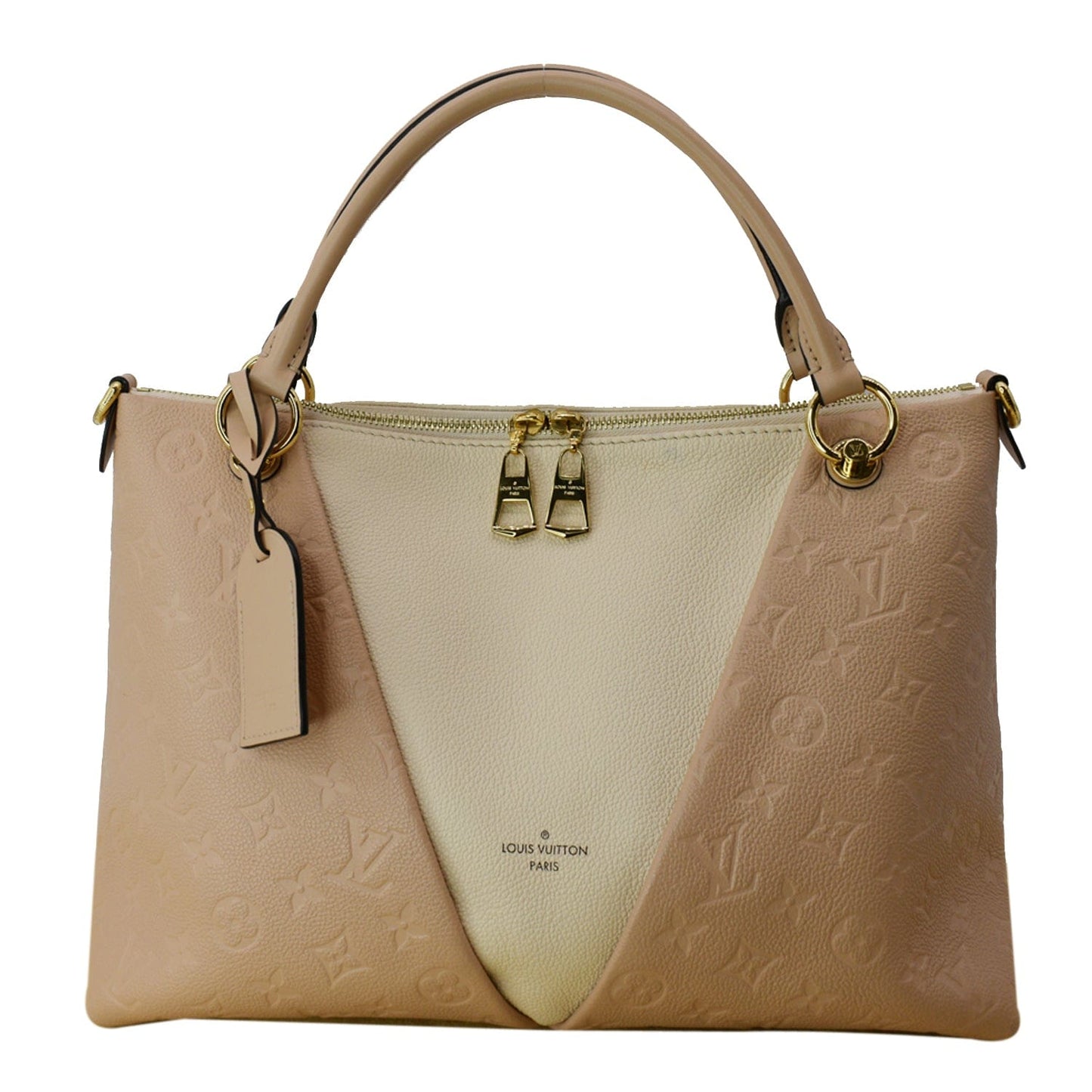 Louis Mm Empreinte Tote Shoulder Bag Rose Monogram