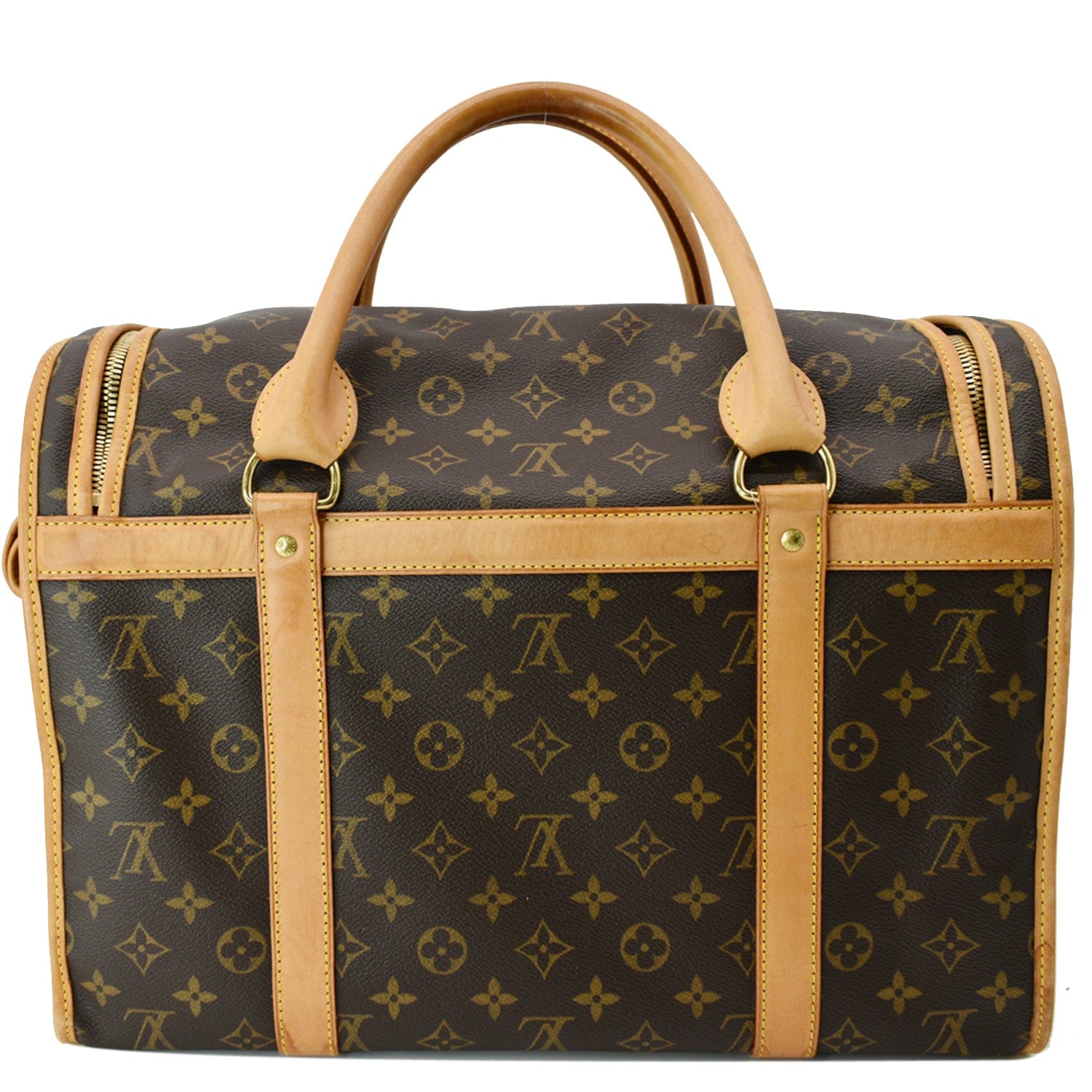 Louis Sac Chien Dog Carrier Bag Canvas Monogram Travel Bag