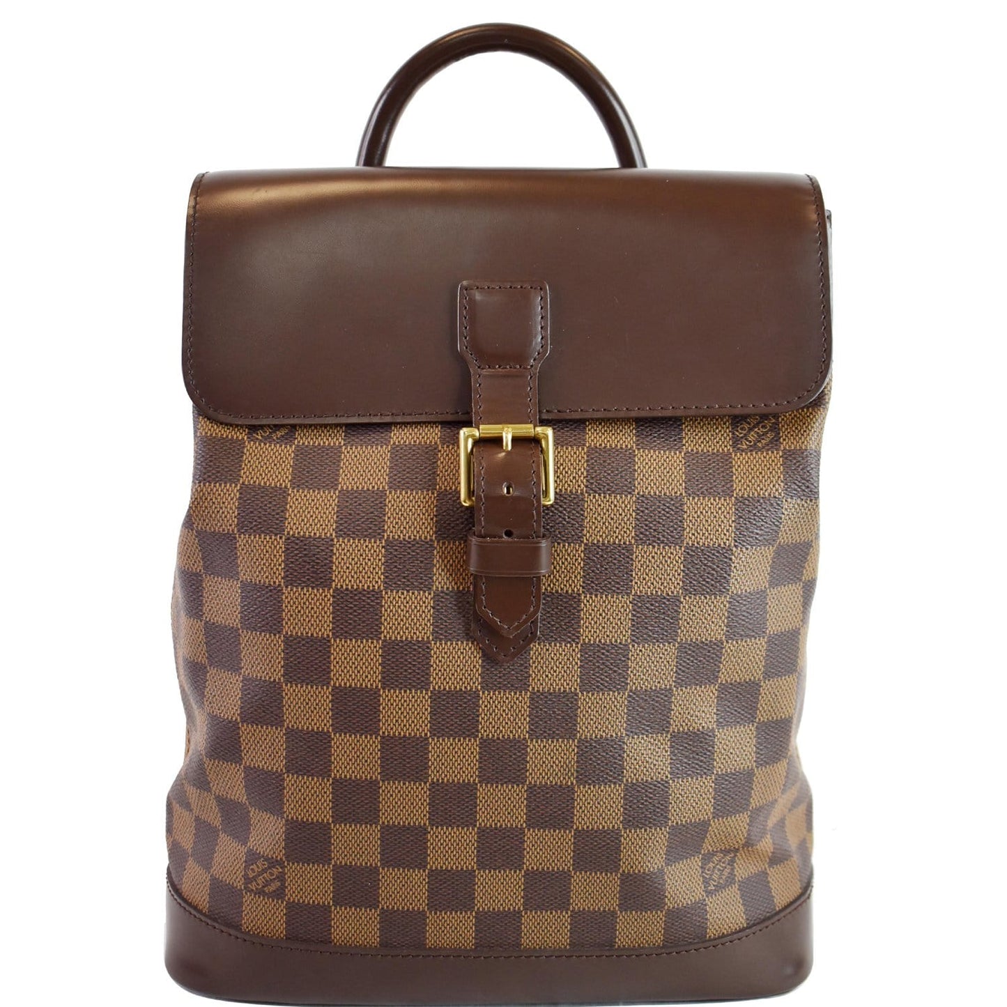 Louis Soho Damier Ebene Backpack Bag Brown Brown 1