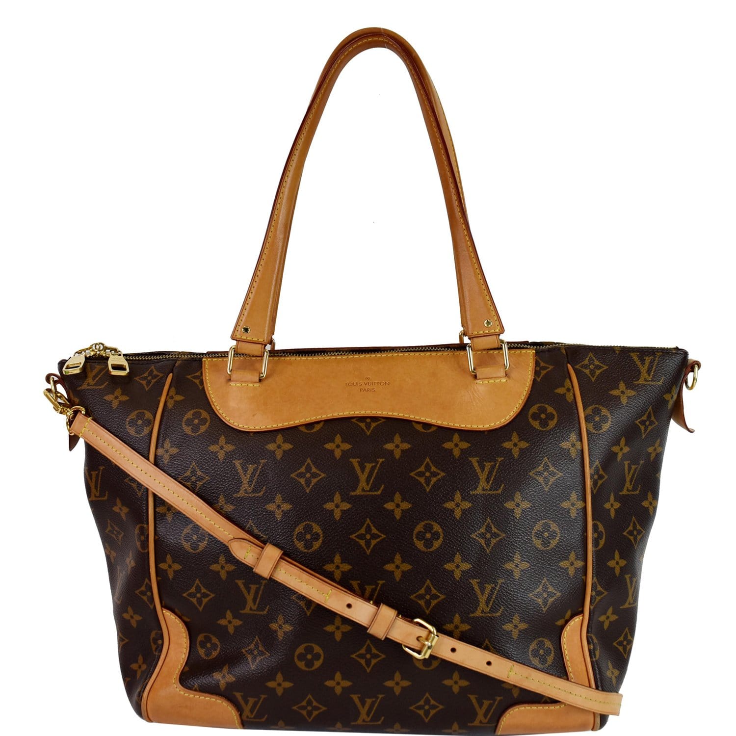 Louis Estrela Mm Nm Shoulder Bag Canvas Monogram Brown 1