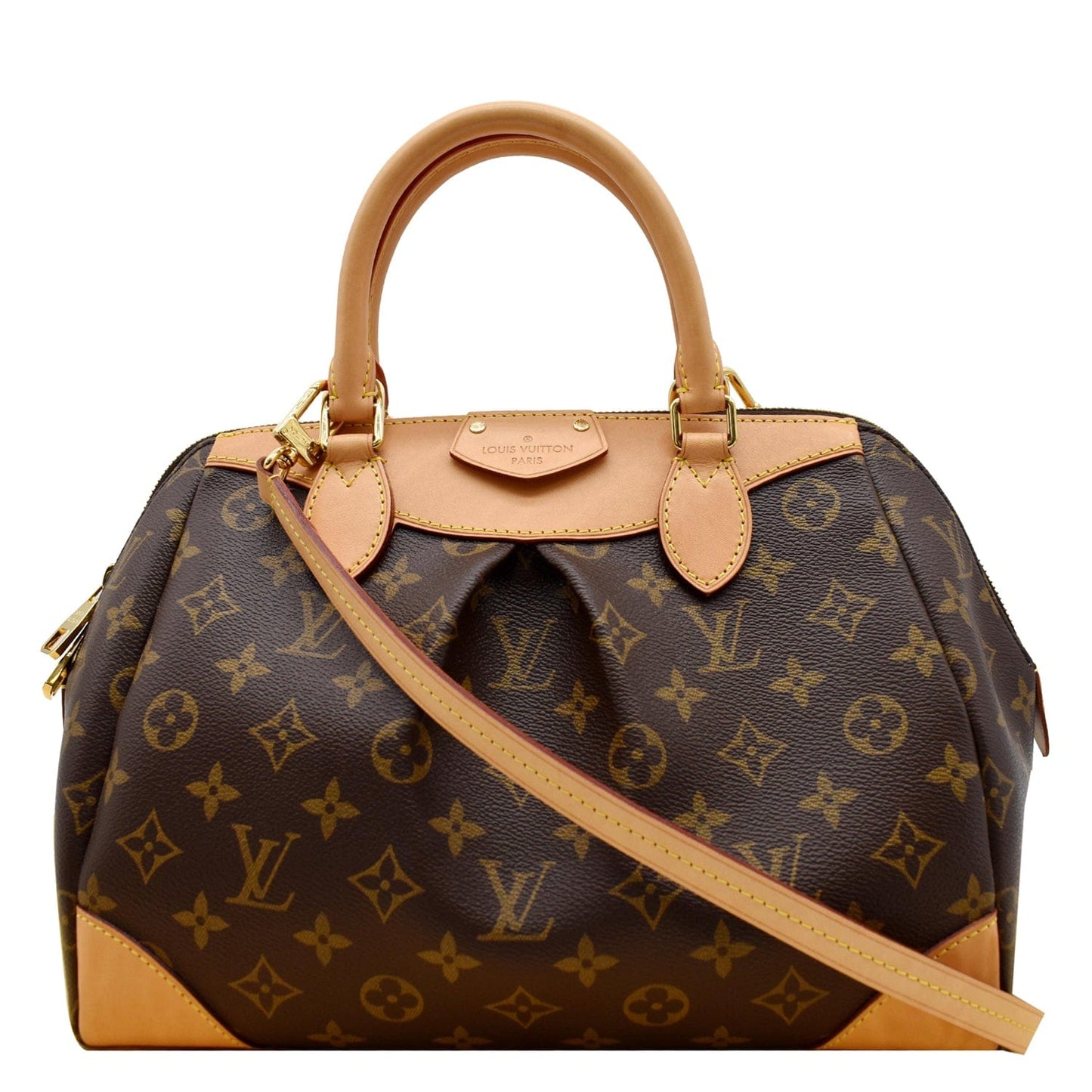 Louis Segur Shoulder Crossbody Bag Canvas Monogram