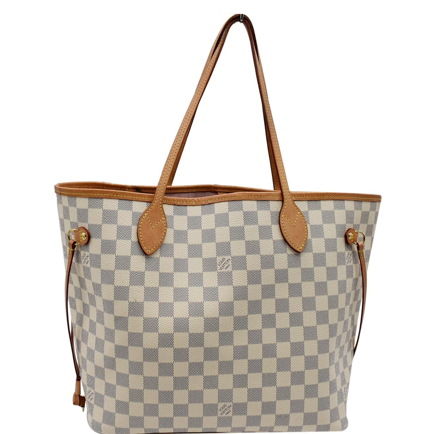 Louis Neverfull Mm Damier Azur Tote Bag
