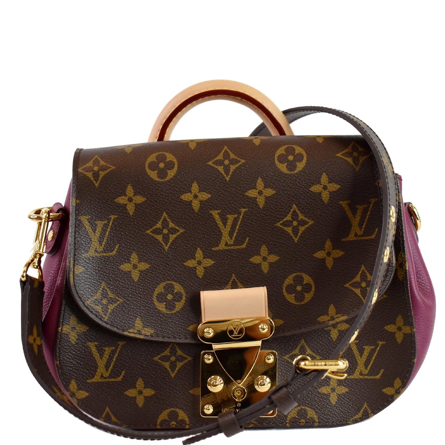 Louis Eden Pm Shoulder Bag Canvas Monogram Bag Brown