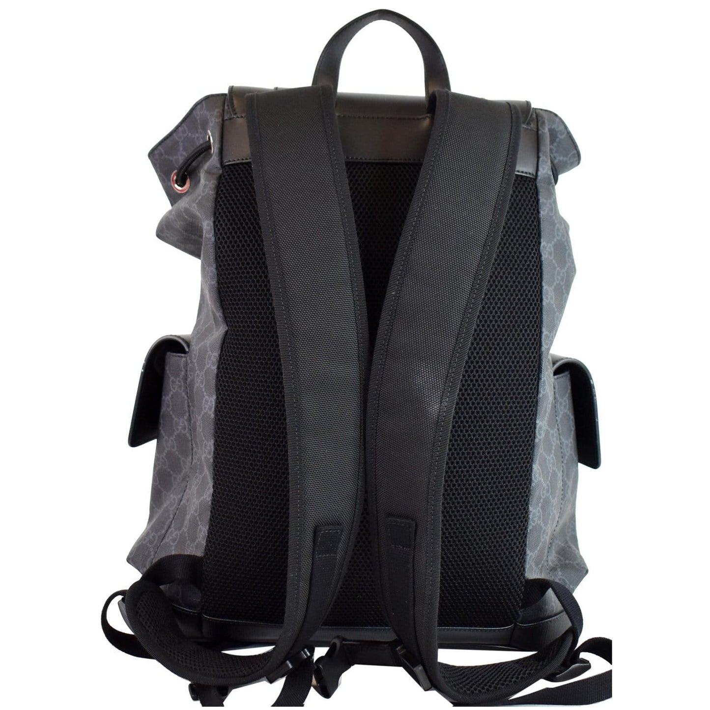 Gucci Supreme Microfiber Backpack Bag Black