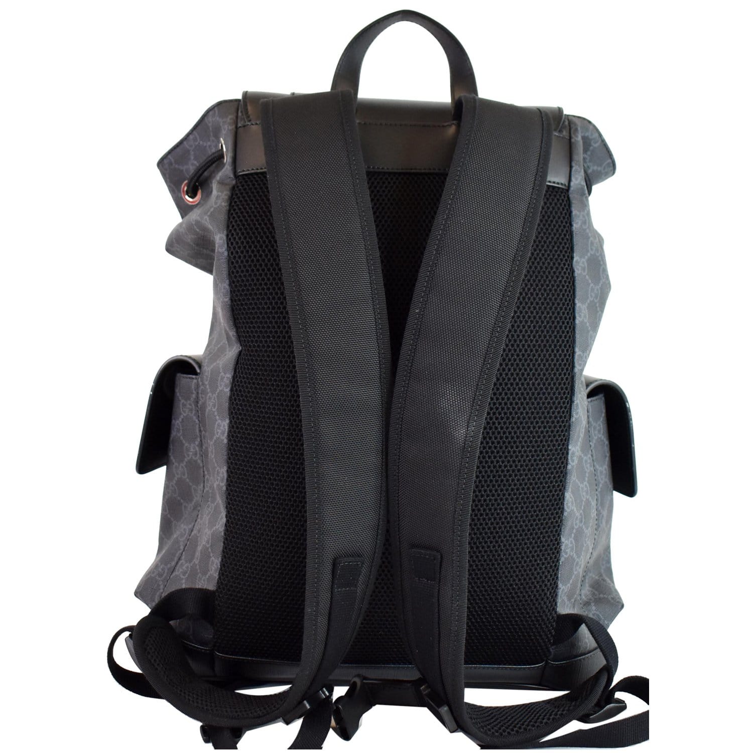 Gucci Supreme Microfiber Backpack Bag Black