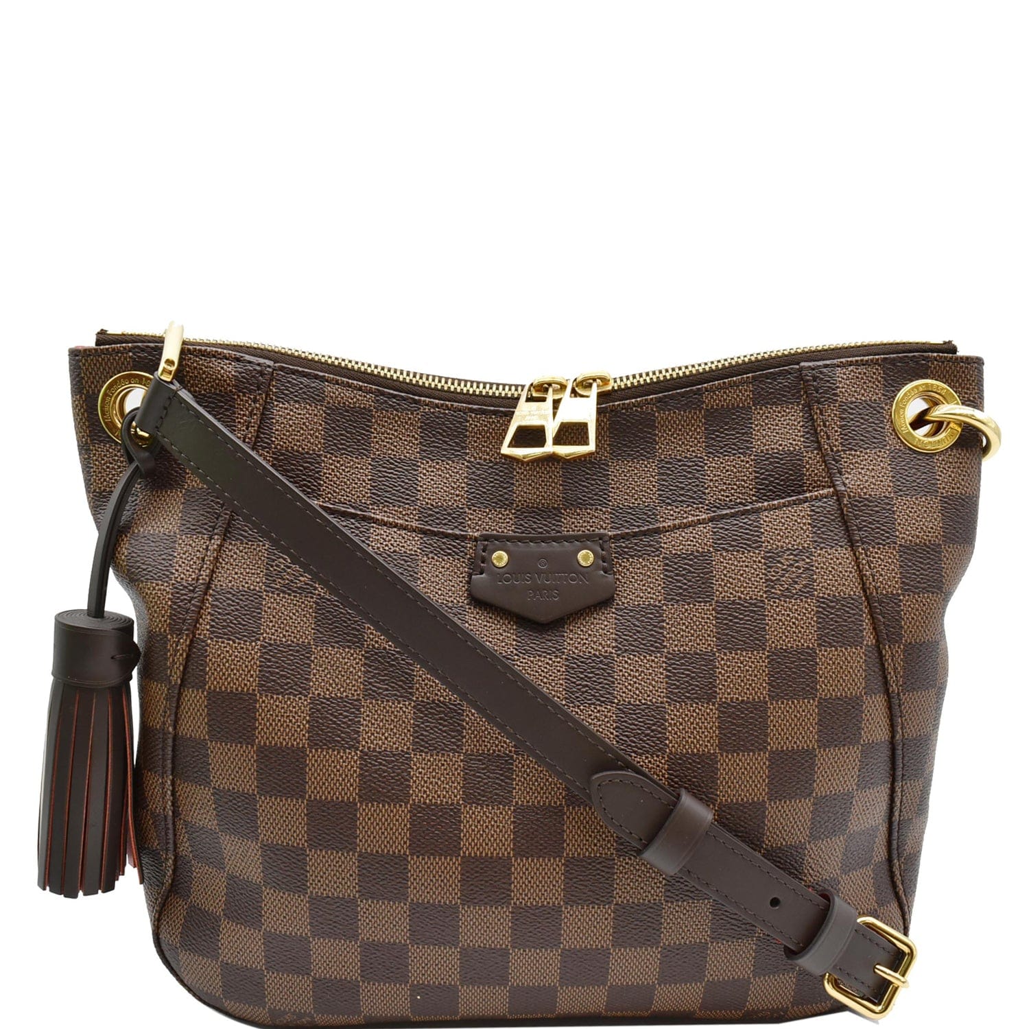 Louis South Bank Besace Damier Ebene Crossbody Brown Crossbody Bag