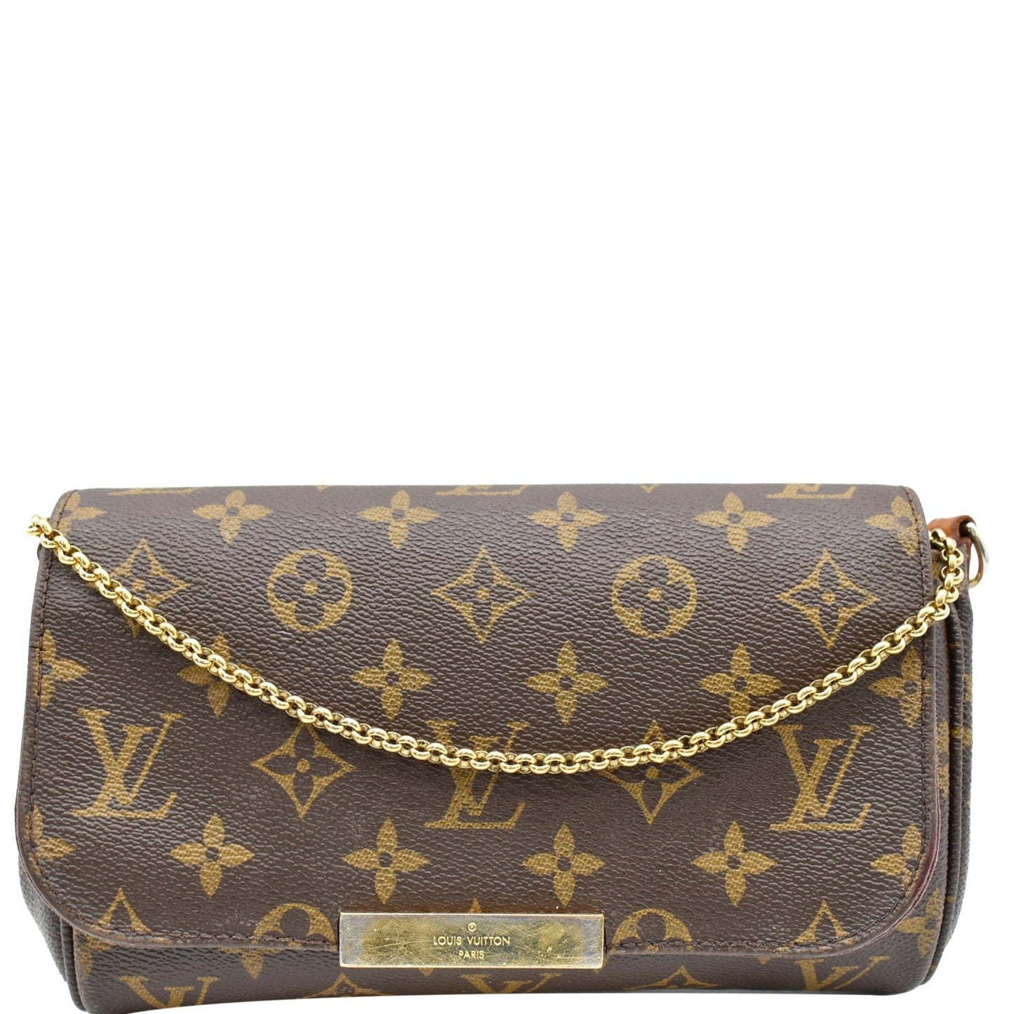 Louis Favorite Pm Clutch Bag Canvas Monogram