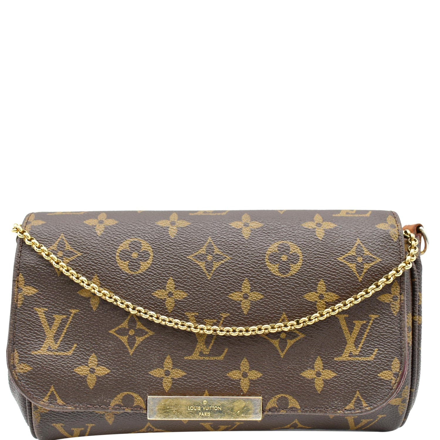 Louis Favorite Pm Clutch Bag Canvas Monogram